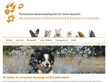 Tablet Screenshot of huemerlehner-schwinge.de